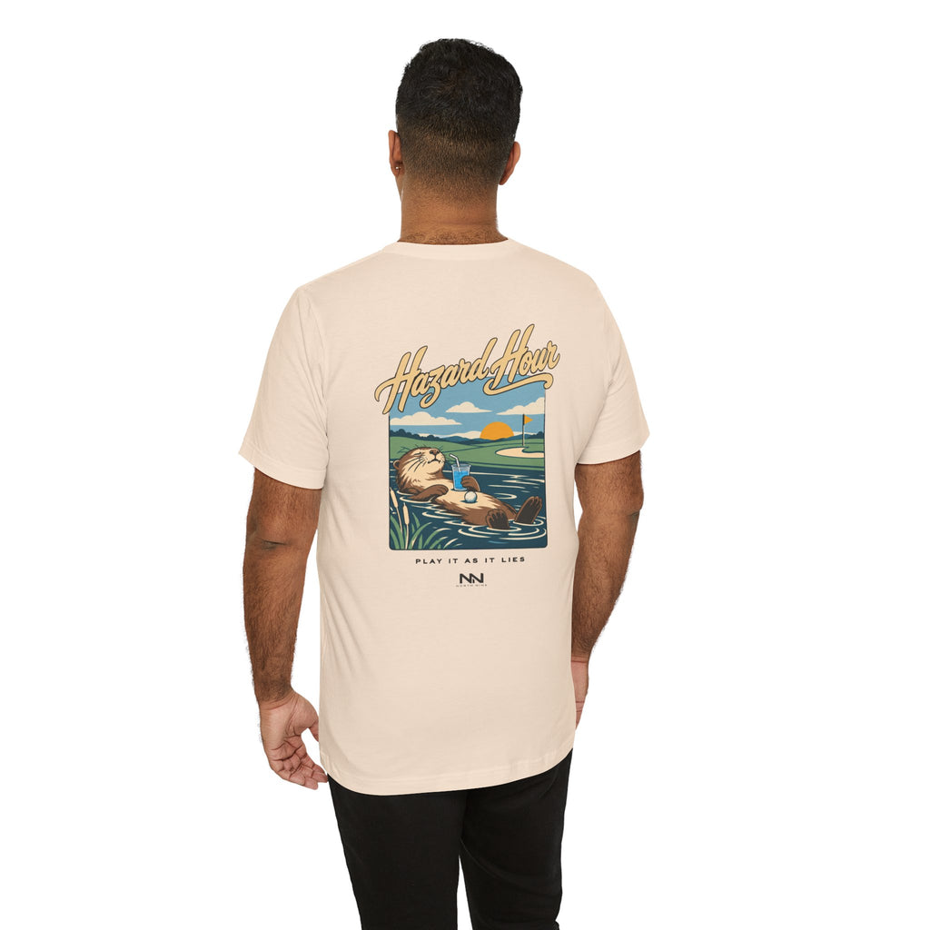 Otter Float Illustration T-Shirt | Lakeside Vintage Surf Club Tee