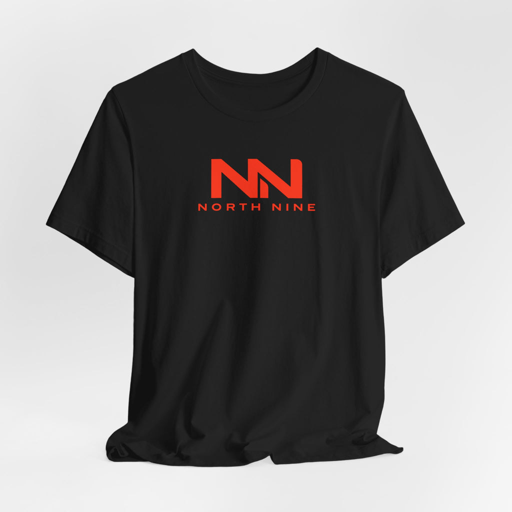 Golf Swing Retro Illustration Tee | Member.Guest. logo front