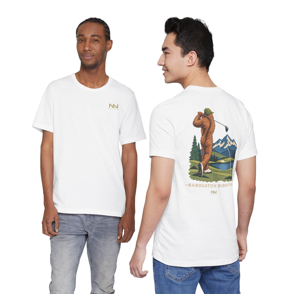 Golfing Sasquatch Tee | Sasquatch Sighting Graphic T-Shirt