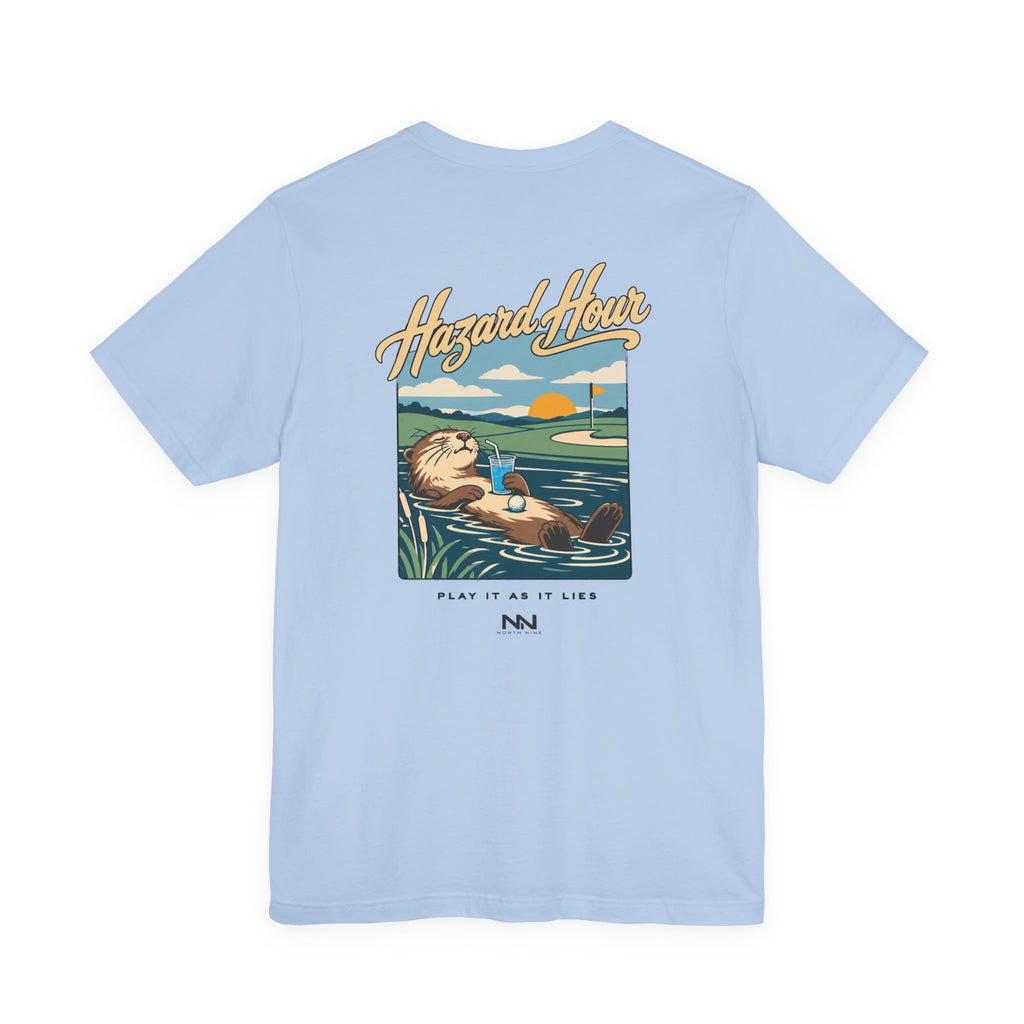 Otter Float Illustration T-Shirt | Lakeside Vintage Surf Club Tee