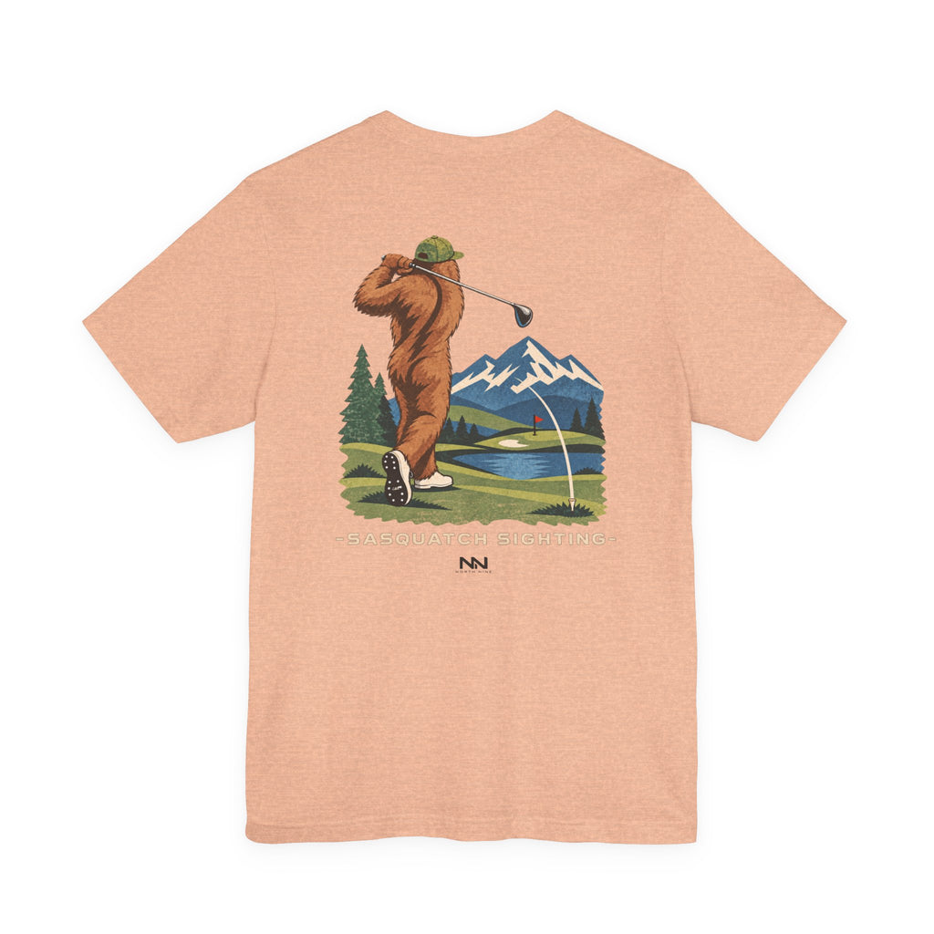 Golfing Sasquatch Tee | Sasquatch Sighting Graphic T-Shirt