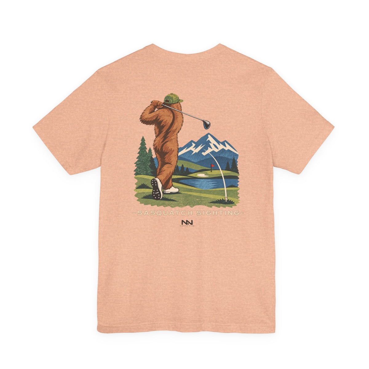 Golfing Sasquatch Tee | Sasquatch Sighting Graphic T-Shirt