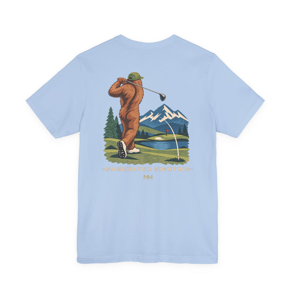 Golfing Sasquatch Tee | Sasquatch Sighting Graphic T-Shirt
