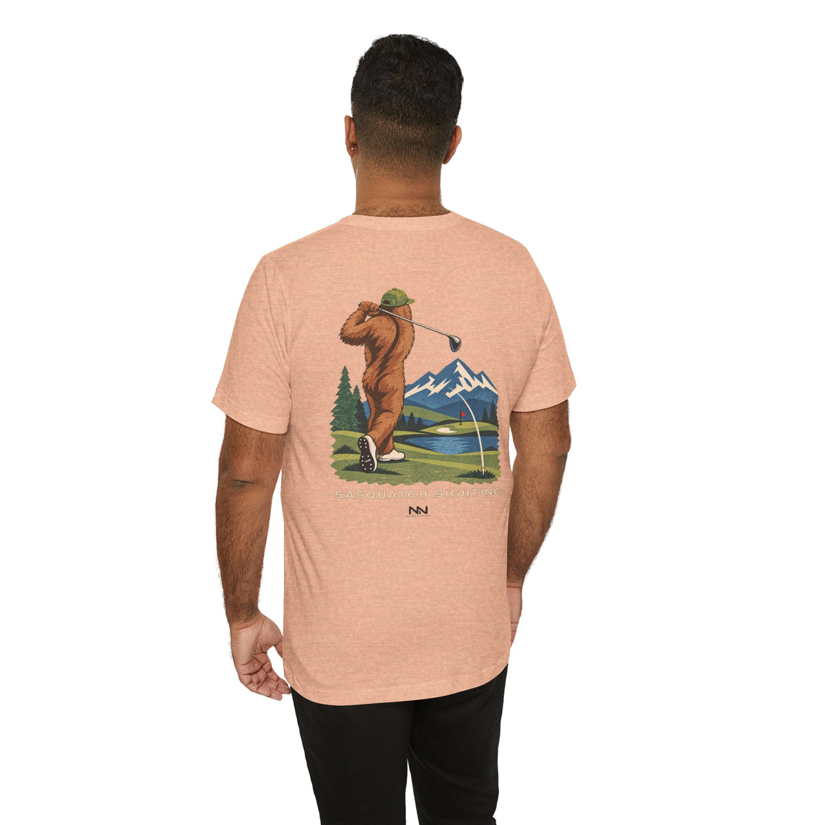 Golfing Sasquatch Tee | Sasquatch Sighting Graphic T-Shirt