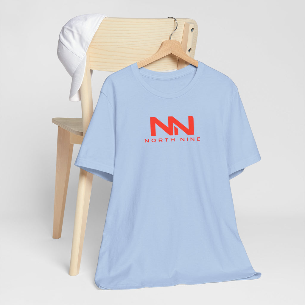 Golf Swing Retro Illustration Tee | Member.Guest. logo front