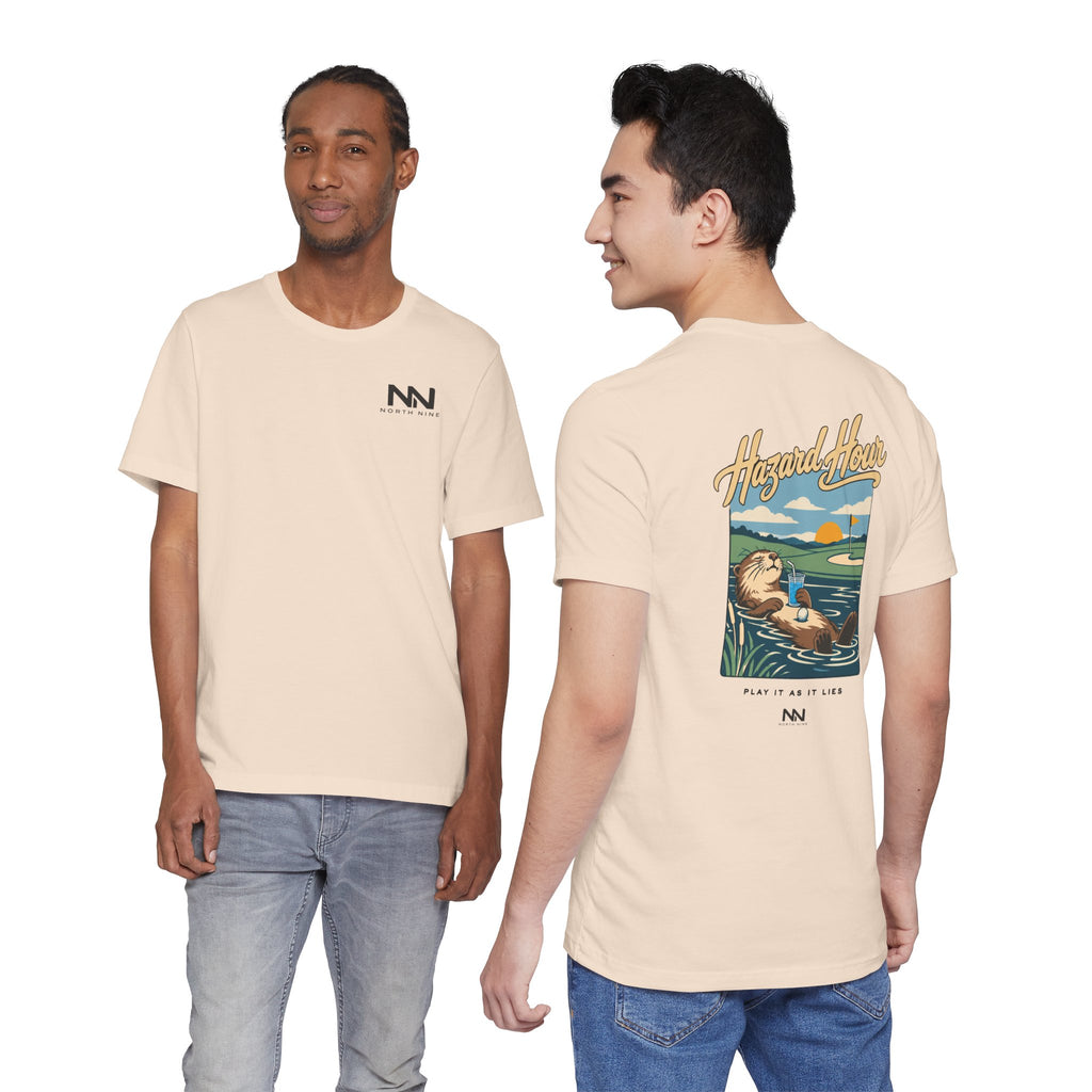 Otter Float Illustration T-Shirt | Lakeside Vintage Surf Club Tee