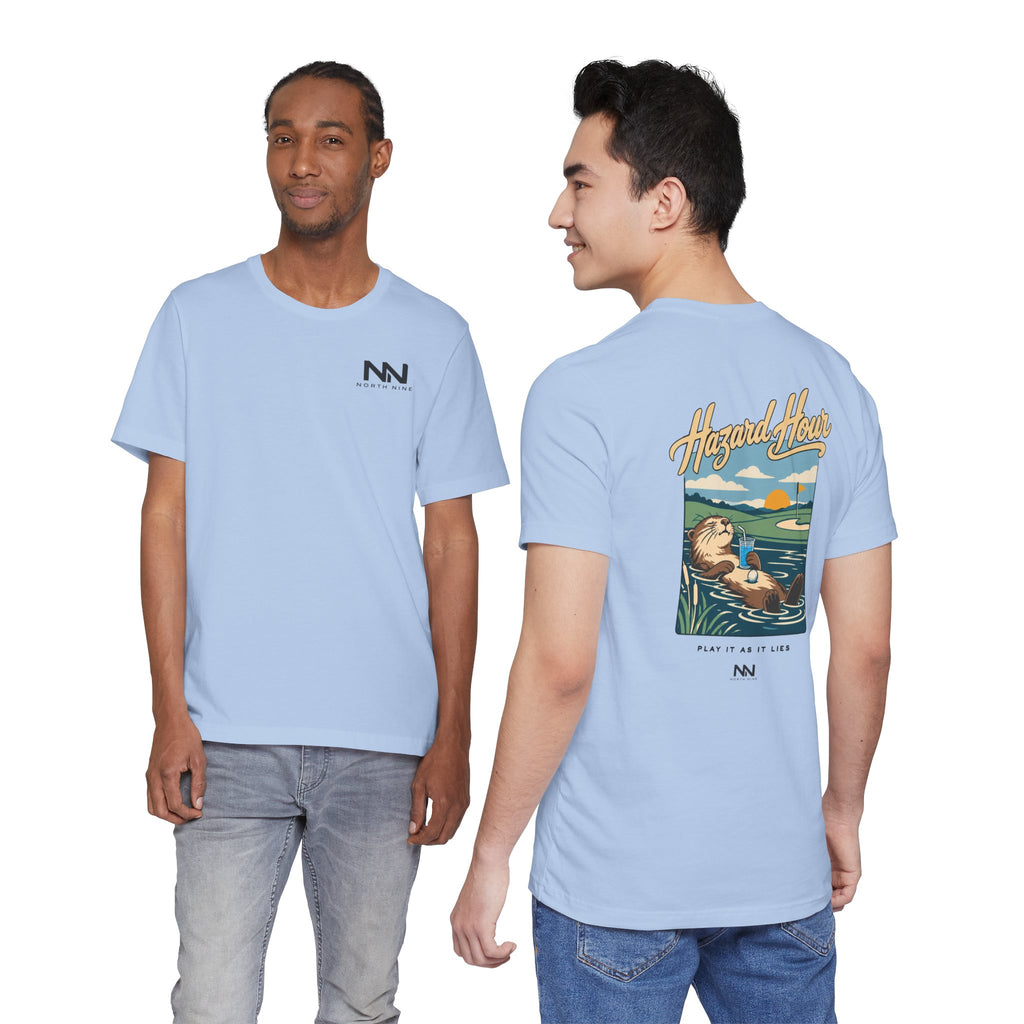 Otter Float Illustration T-Shirt | Lakeside Vintage Surf Club Tee