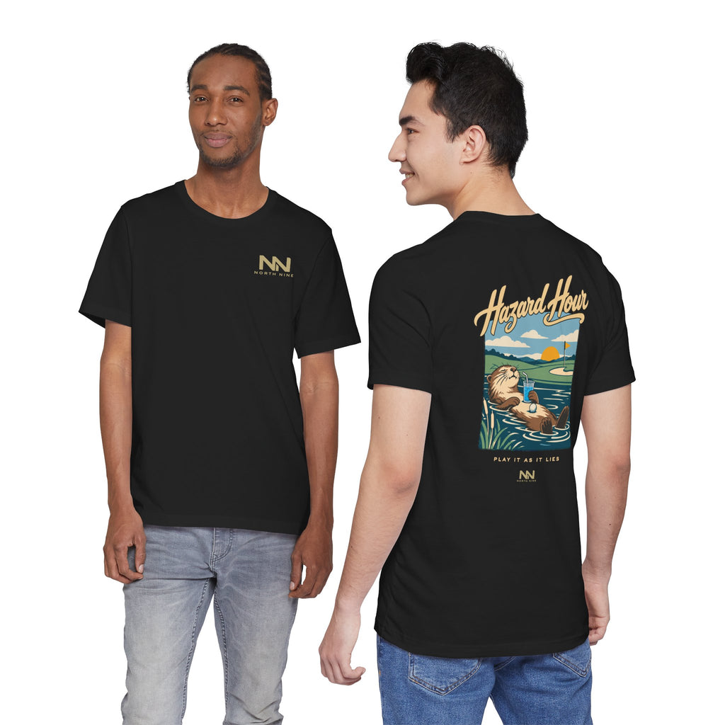 Otter Float Illustration T-Shirt | Lakeside Vintage Surf Club Tee